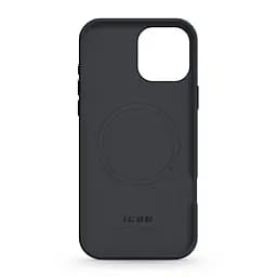 Силиконовый чехол с MagSafe для Apple iPhone 16 Pro Max, ICON2 MagCase, черный, противоударный, панель с мягкой подкладкой, защита всего корпуса, поддержка беспроводной зарядки, совместим с защитными стеклами и пленками, ArmorStandart (ARM78681) - мініатюра 2