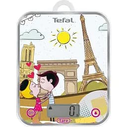 Весы кухонные Tefal Optiss Decor 5 кг стекло AAAx2 в комплекте разноцветные (BC5125V1)