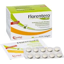 Харчова добавка Candioli Florentero АСТ для нормалізації роботи ШКТ у собак та котів 10 таблеток