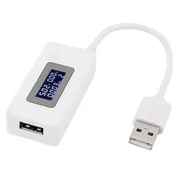 USB тестер ємності вольтметр амперметр Hesai KCX-017 (100145) - мініатюра 2