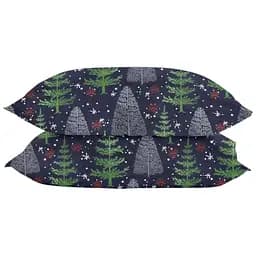Набір наволочок Cosas Winter wood night 50х70 см синій (SetPillow_WinterWoodNight_50х70) - мініатюра 1