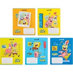 Набор тетрадей Kite SpongeBob SquarePants 12 листов в клетку 25 шт. (SB25-232)