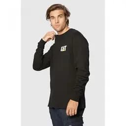 Кофта Caterpillar Trademark Banner Longsleeve Black XL (1103-1510034-016-XL) - мініатюра 2