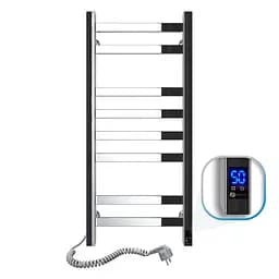 Електрична рушникосушка Navin Авангард 360x800 Sensor лівобічна з таймером 10-028153-3680, Хром, Ліве, Електронний