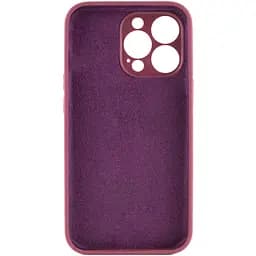 Чохол Silicone Case Full Camera Protective AA для Apple iPhone 14 Pro 6.1" Бордовий / Plum - мініатюра 2