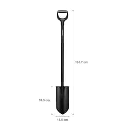 Дренажна лопата для важких робіт Fiskars Ergonomic Pro 131 см (1066709) - мініатюра 3