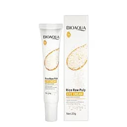 Осветляющий крем для кожи вокруг глаз Bioaqua Rice Raw Pulp Eye Cream с экстрактом риса