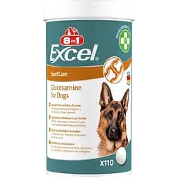 Вітаміни 8in1 Excel Glucosamine для цуценят і дорослих собак, для суглобів, 110 шт