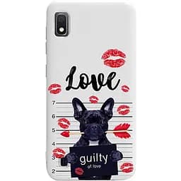 Чохол-накладка Toto Pure TPU 2 mm Print Case Samsung Galaxy A10 #39 Dog Kiss White