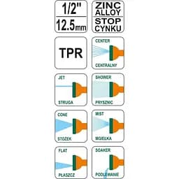 Зрошувач-пістолет Flo 7 режимів 1/2" (89191) - мініатюра 2