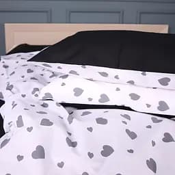 Наволочка MirSon Бязь Kids Time 17-0669 Black and White Love 50х50 см (2200010180909)
