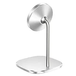 Заряджання бездротове металеве HOCO CW32 Happiness magnetic desktop wireless charger 15W біле - мініатюра 3