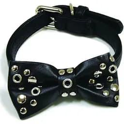 Нашийник для собак Croci Vanity з метеликом і заклепками 25-35 см екошкіра