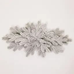 Новорічна хвойна гірлянда лита засніжена Lugi TD-NSTSN1 Північна зірка 60х35 см 