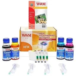 Комплект перезаправляемых картриджей WWM Epson C91/CX4300/T26/27/TX106/109 (RC.T092N)