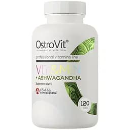 Добавка дієтична OstroVit VIT&MIN + Ashwagandha 120 пігулок