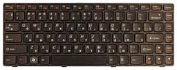 Клавіатура для ноутбука Lenovo IdeaPad (B470, V470) Чорна, (Чорна рамка)