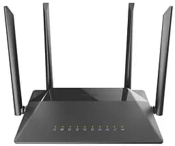 Бездротовий маршрутизатор D-Link DIR-825/RU/R4A AC1200, 1*GE WAN, 4*GE LAN, USB 2.0, 4 антени Black - мініатюра 2