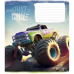 Тетрадь ученическая Offroad masters Школярик 012-3287C-2 в косую линию 12 листов