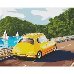 Алмазная мозаика Ideyka Яркое путешествие на подрамнике 40х50 см (AMO7735)