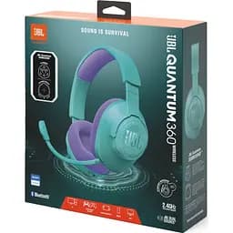 Ігрові навушники JBL Quantum 360 Cyan (JBLQTUM360CYN) [130742] - мініатюра 7