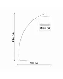 Торшер Tk Lighting 5485 Moby E27 1x15W IP20 - мініатюра 3