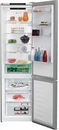 Холодильник з нижньою морозильною камерою Beko RCNA406I35XB 203х67х60см 2 двері A++ NF нержавіюча сталь (RCNA406I35XB) - мініатюра 2