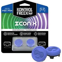 Накладки на стики KontrolFreek Icon X 2-pack для PS4/PS5 Purple [126837]