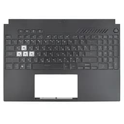 Верхня кришка для Asus FX517ZM FX507ZE, (топкейс+клавіатура, підсвічування 8pin, 90NR0951-R31UA0, Оригінал)