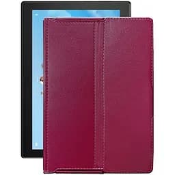 Чехол StatusCASE из экокожи для планшета Lenovo Tab 4 10 Plus Бордовый