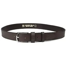 Ремінь шкіряний Grande Pelle коричневий  120х4х0.5 см acs0032055 - мініатюра 2