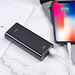 Портативна батарея Hoco Elegant shell J45 Pro 10000 mAh Black - мініатюра 3