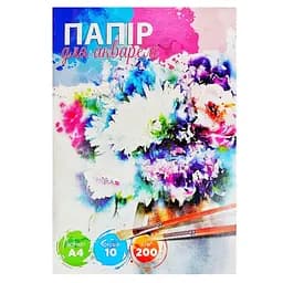 Набор бумаги для акверели А4 Bambi 772547, 10 листов