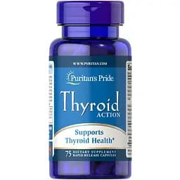 Підтримка щитовидної залози Puritan’s Pride Thyroid Action 75 капсул