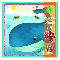 Дитячий пазл G-Toys В океані 12 елементів 20 х 21 см (LO1)