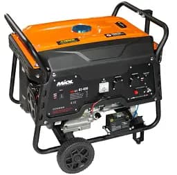Генератор двопаливний (Газ/Бензин) MIOL 85-400 (4.5-5.0 кВт) з колесами + Електростартер