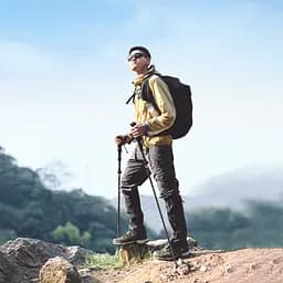 Трекінгова палиця Naturehike CNK2450DS012, 115-135 см, синя - мініатюра 4