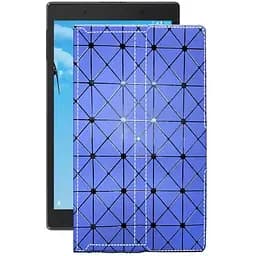 Чехол StatusCASE из экокожи для планшета Lenovo Tab 7 Essential TB-7304i Синий ромб