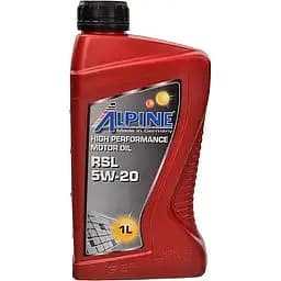 Олива моторна синтетична Alpine RSL 5W-20 API SP ILSAC GF-5/GF-6A 1 л (23447)