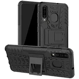 Чохол-накладка Toto Dazzle Kickstand 2 in 1 Case Samsung Galaxy A30s/A50/A50s Black - мініатюра 3