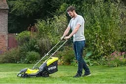Газонокосарка Ryobi RLM18X33B-40 ONE+ акумуляторна 18В - мініатюра 4