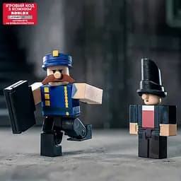 Колекційна фігурка ігрова Roblox Deluxe Mystery Pack Big Bank Robbery Edguard & Boz (ROB0583) - мініатюра 4