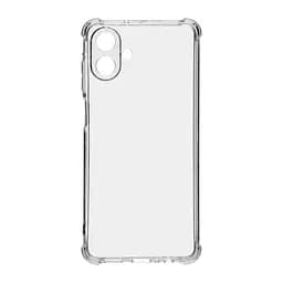 Прозрачный чехол для Samsung Galaxy A07 4G (A075) с защитой камеры и усиленными бортами, тонкий, силиконовый, бесцветный, ударостойкий, противоударный бампер c закрытой камерой, ArmorStandart (ARM86527)