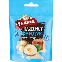 Фундук Nutwill у білій глазурі 100 г (WG-100)