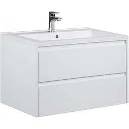 Тумба Мойдодир Marko 80-A з умивальником Cosmopolitan 80 Білий