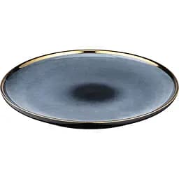 Тарілка обідня Ardesto Andria керамічна синьо-сіра 25.7 см (AR2926AB)