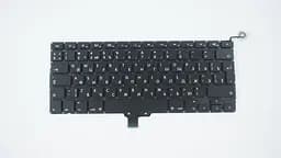 Клавіатура для ноутбука APPLE (MacBook Pro: A1278 (2008)) rus, black, BIG Enter - мініатюра 2