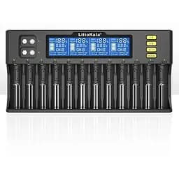 Зарядний пристрій для 12 акумуляторів LiitoKala Lii-S12 для Ni-Mh Li-ion LiFePo4 крон