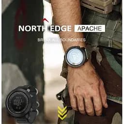 Чоловічий наручний годинник North Edge Apache 5BAR Зелений - мініатюра 6