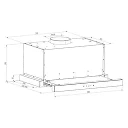 Витяжка кухонна Klarstein Vinea 60 см 610 м³/год (10031682) - мініатюра 7